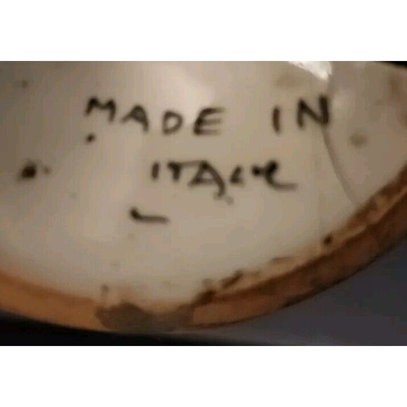 Antique Capodimonte‎ Style Porcelain Italy Dresser Candy Nut Dish Read - Picture 7 of 13